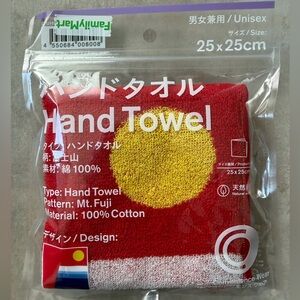FamilyMart Fukubukuro Imabari Mt. Fuji Hand Towel 100% cotton 25x25cm